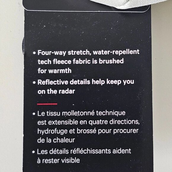 NWT LULULEMON RWLI Beige Tech Fleece Cold Terrain Run Beanie Hat Men's OS - Picture 7 of 7